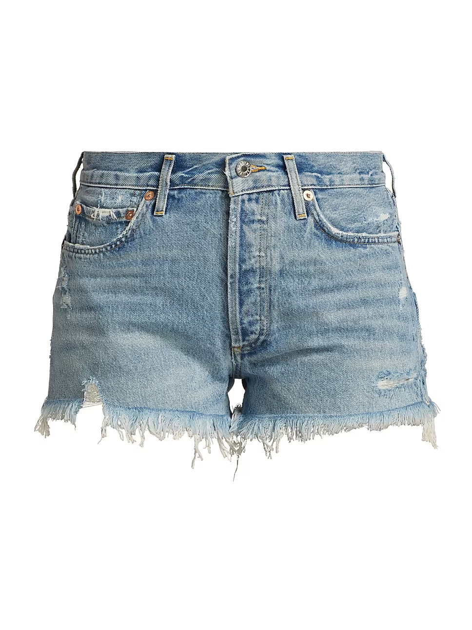 Agolde Parker Vintage Denim Cutoffs | Saks Fifth Avenue