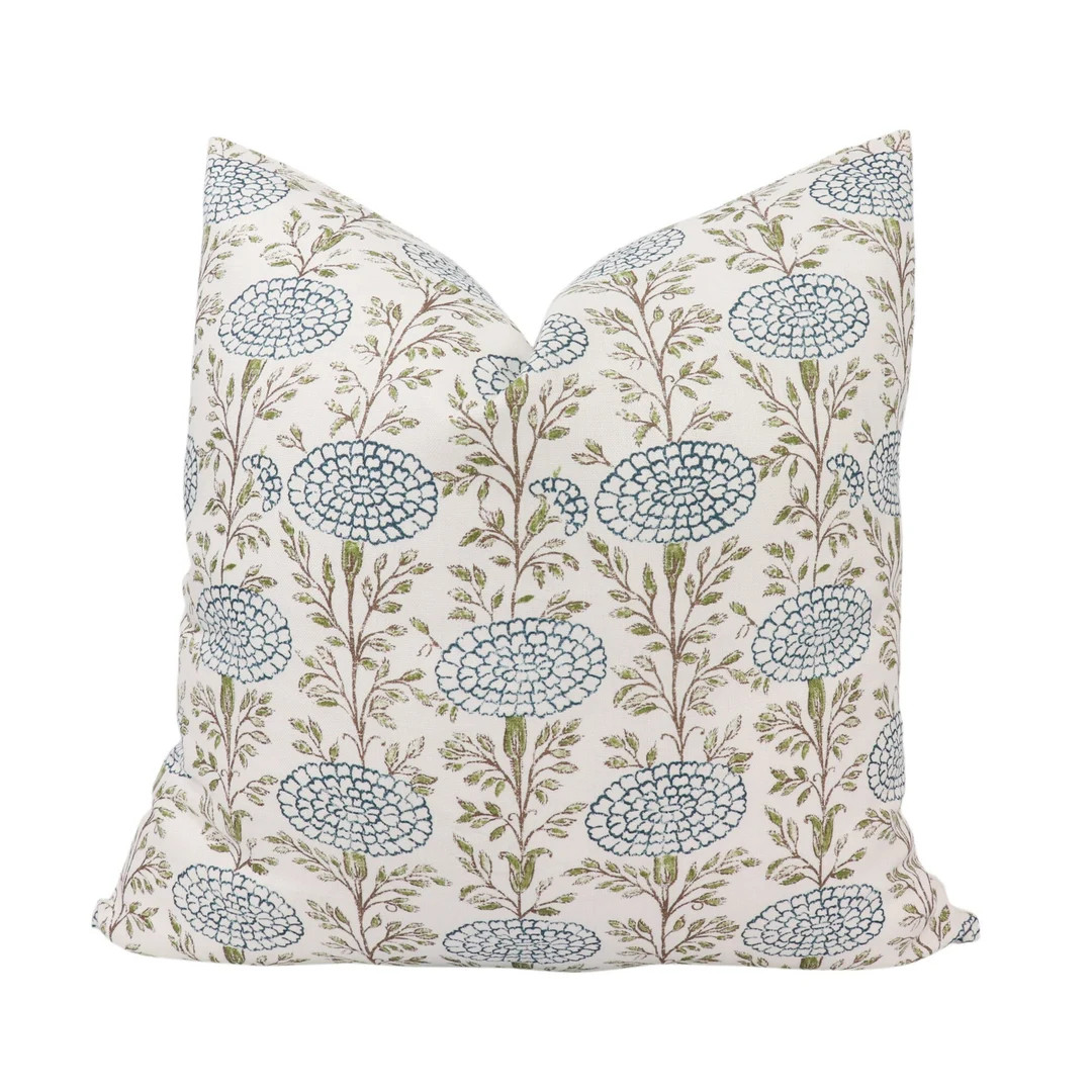 Lisa Fine Samode Pillow Cover in Indigo/oyster SMD/01  on - Etsy | Etsy (US)