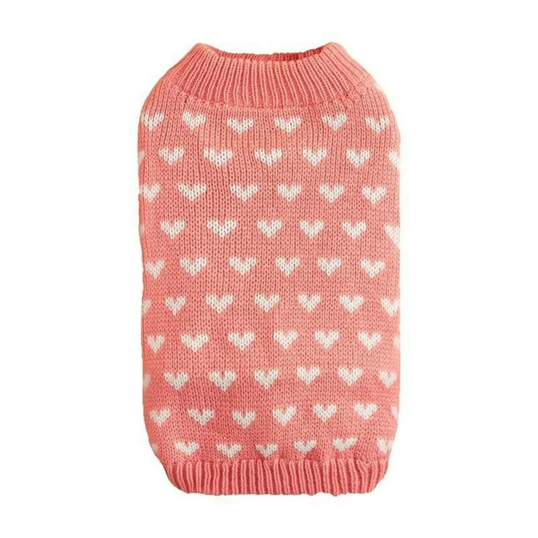 Valentine's Day Dog Cat Sweater Dog Cat Valentines Day Clothes For Cat Dog Valentines Outfit Knit... | Walmart (US)