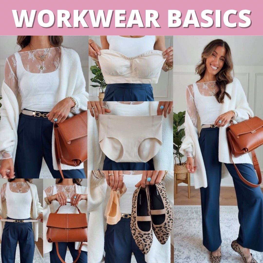 Scroll to shop. Workwear basics. Pants are wrinkle free and come in lengths. Follow for more.

#LTKootd #LTKmomlife #LTKmorningroutine