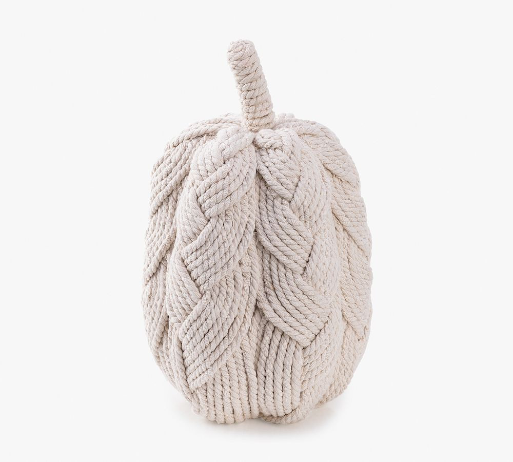 Rope Braided Pumpkins | Pottery Barn (US)