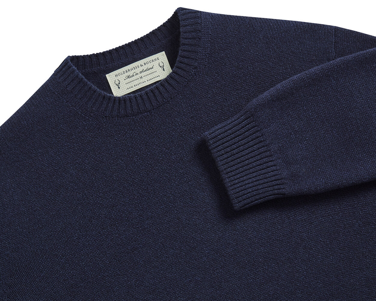 The Berwick Crewneck Sweater: Navy | Holderness & Bourne