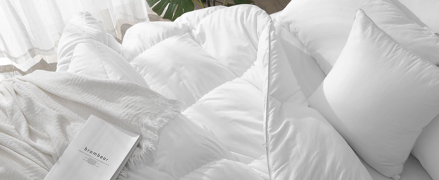 APSMILE Super King Feathers Down Comforter Duvet Insert - Ultra-Soft All Season Down Comforter Ho... | Amazon (US)