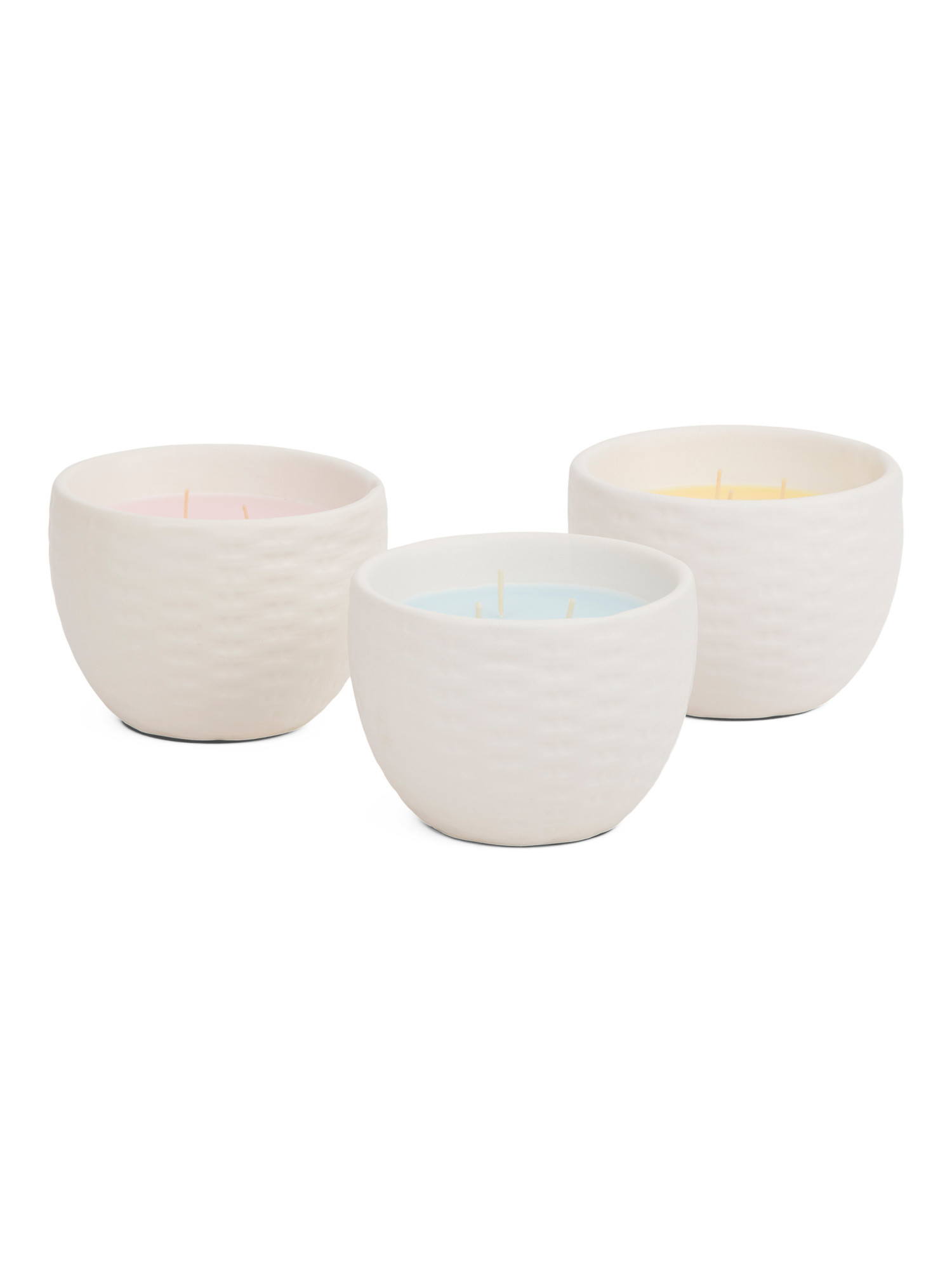 3pc 6oz Ceramic Egg Candles Set | TJ Maxx