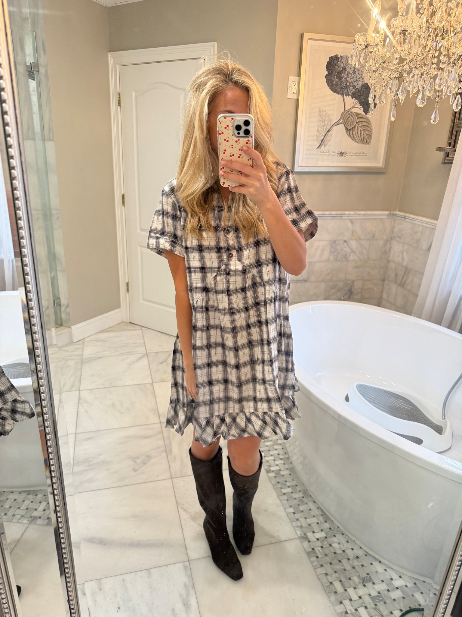 Adorable fall dress ! Can’t wait to wear this ! Wearing a size small! Also boots are almost sold out get them fast !!

#LTKU #LTKStyleTip #LTKSeasonal