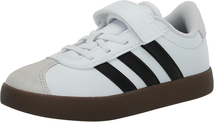 Adidas Unisex-Child Vl Court 3.0 Elastic Lace & Strap | Amazon (US)
