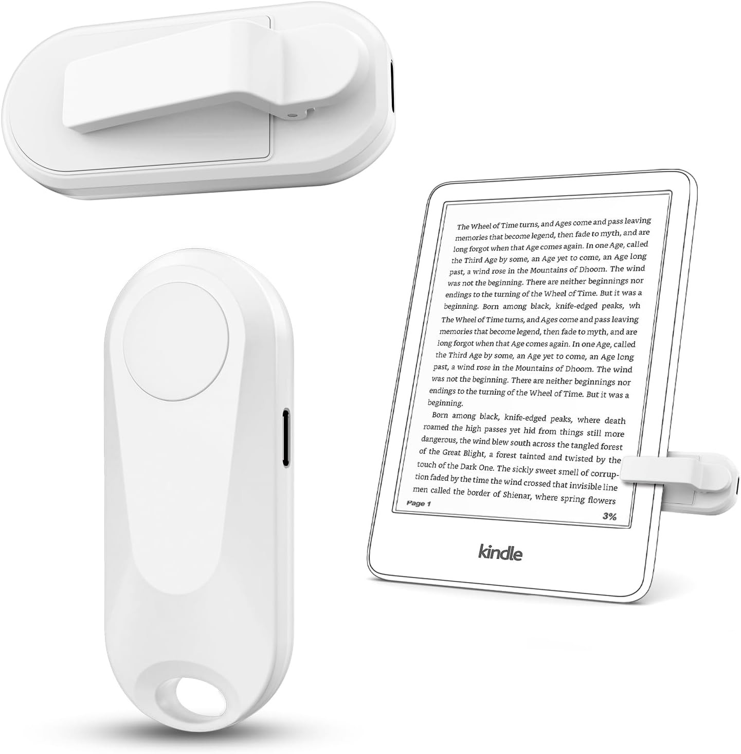 Remote Control Page Turner for Kindle Paperwhite Oasis Kobo eReaders, Camera Camcorder Remote Con... | Amazon (US)
