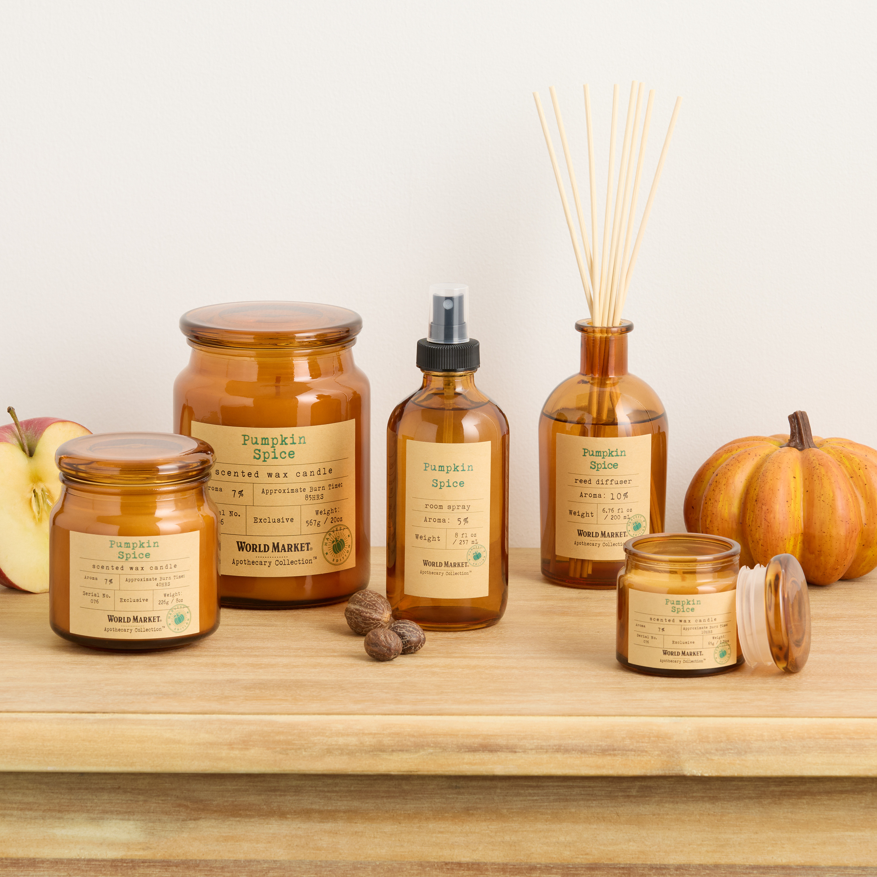 Apothecary Pumpkin Spice Home Fragrance Collection | World Market