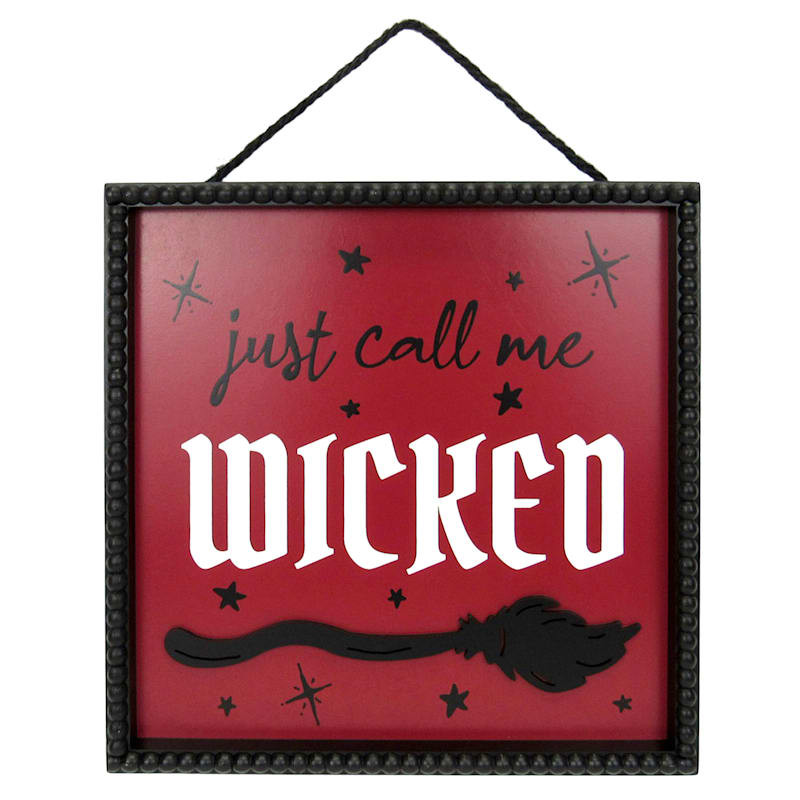 Spellbound Call Me Wicked Wall Decor, 12" | At Home
