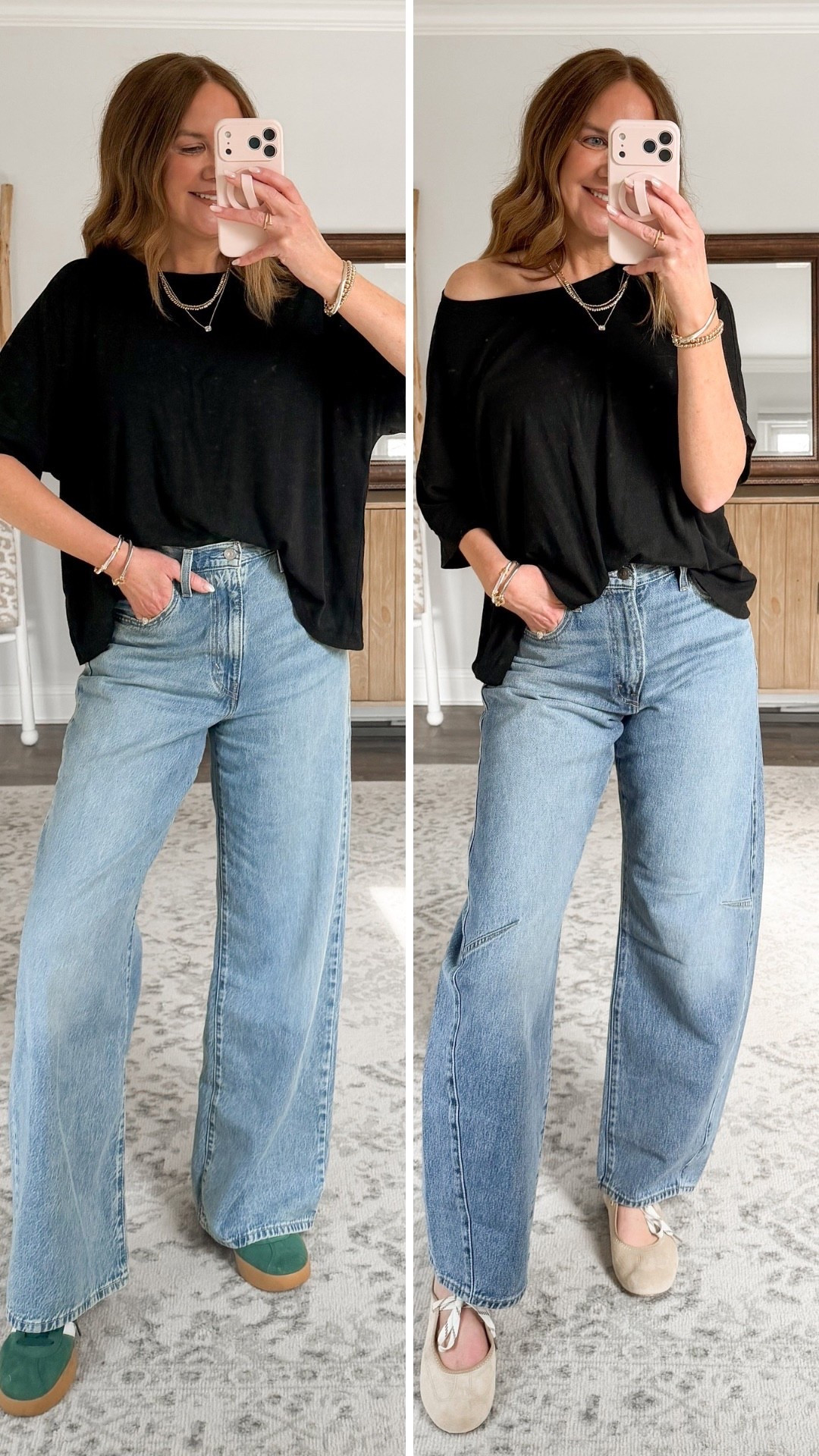 These viral jeans that snatch your waist are on sale and so flattering. Easy to adjust for all day comfort and I love the lightweight denim. And now they come in a barrel fit - also on sale!

comfortable and flattering jeans for women over 40, Amazon viral fashion finds, sale alert, trendy jeans 2026, comfortable denim



#LTKSaleAlert #LTKootd #LTKSeasonal