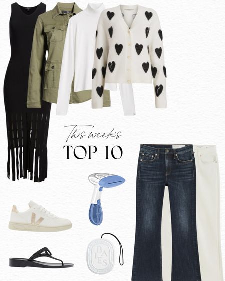 This week’s top 10 best sellers! Featuring some of my favorite closet clean out accessories like this highly rated steamer and my favorite Diptyque scented oval! I also love this AllSaints cardigan which already sold out on Nordstrom

#LTKGiftGuide #LTKfindsunder100 #LTKstyletip