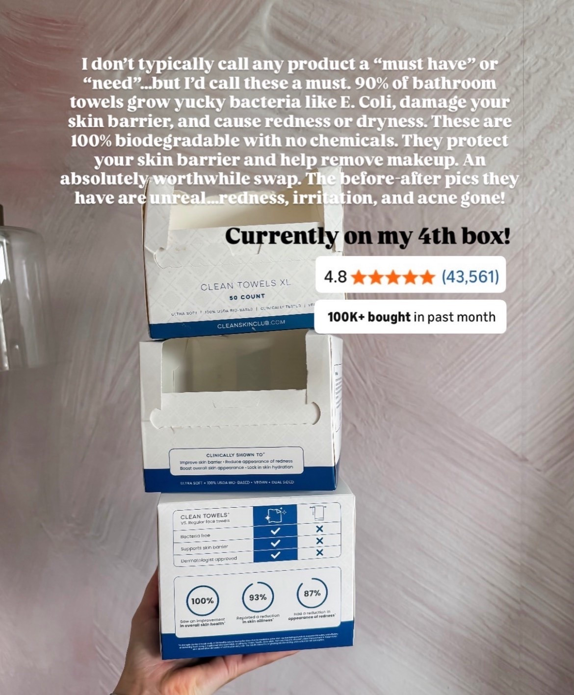 An absolutely worthwhile swap - trade your yucky towels for these disposable facial towels

#LTKmorningroutine #LTKgrwm #LTKBeauty