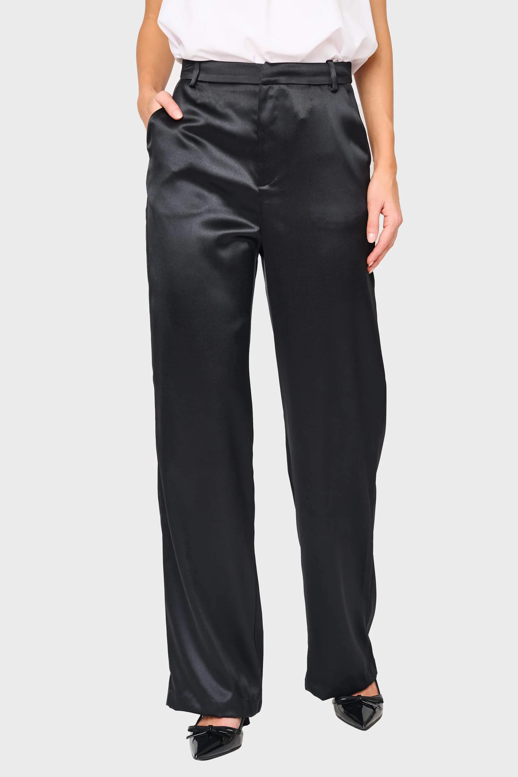 Stovepipe Satin Trouser | Gibson