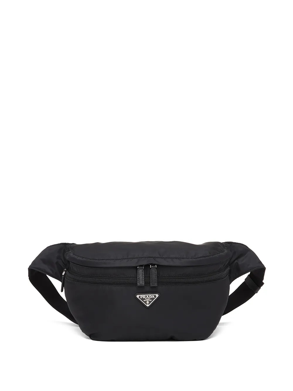 Prada Re-Nylon logo-plaque Belt Bag - Farfetch | Farfetch Global