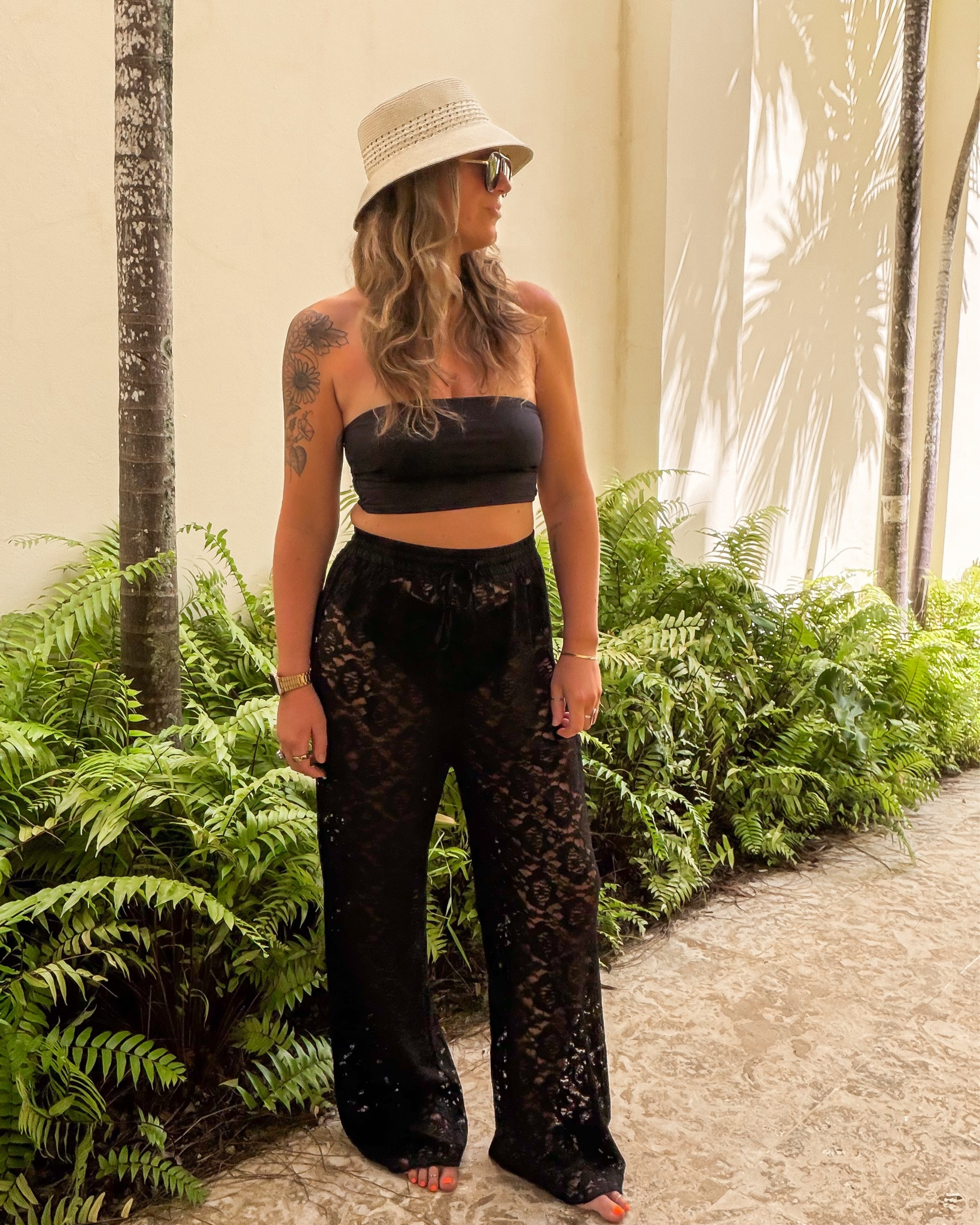 Large swim top (comes with straps) XL swim bottoms, 10 pants 

#LTKTall #LTKSwim #LTKOver40