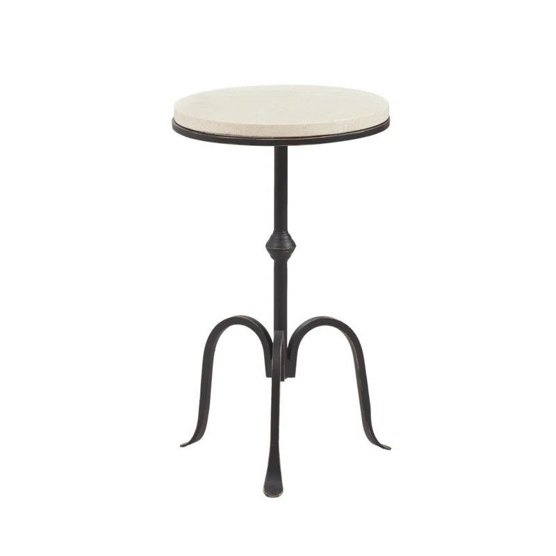 Canora Grey Sayre Genuine Marble 3 Legs End Table & Reviews | Wayfair | Wayfair North America