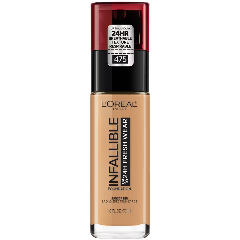 L'Oreal Paris Infallible 24HR Fresh Wear Foundation with SPF 25 - 1 fl oz | Target