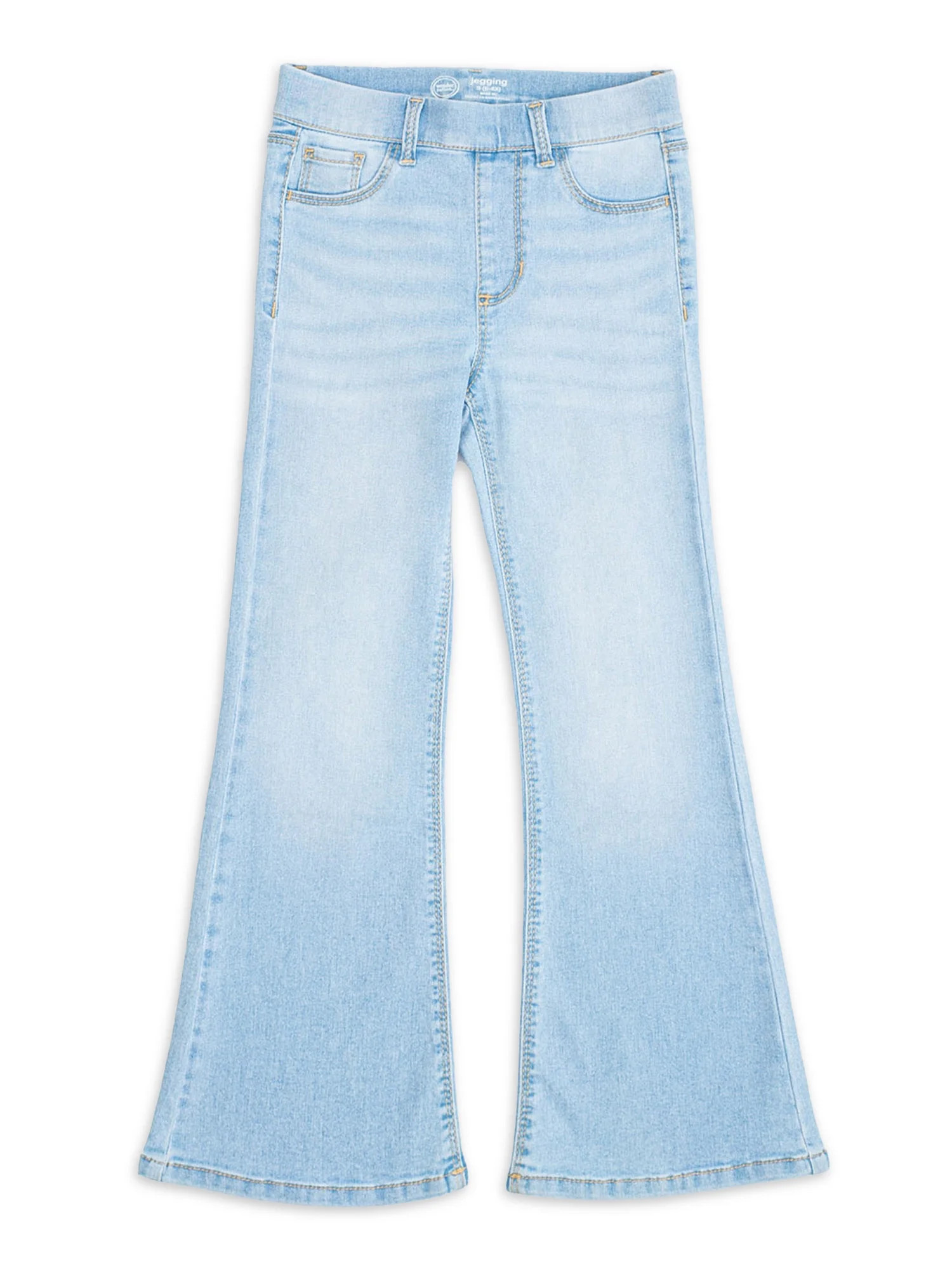 Wonder Nation Girls Pull On Flare Jeggings, Sizes 4-18 & Plus - Walmart.com | Walmart (US)