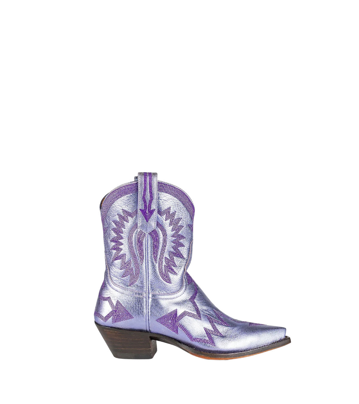 Maggie Metallic - Lavender | Women’s Short Cowgirl Boot | Miron Crosby | Miron Crosby