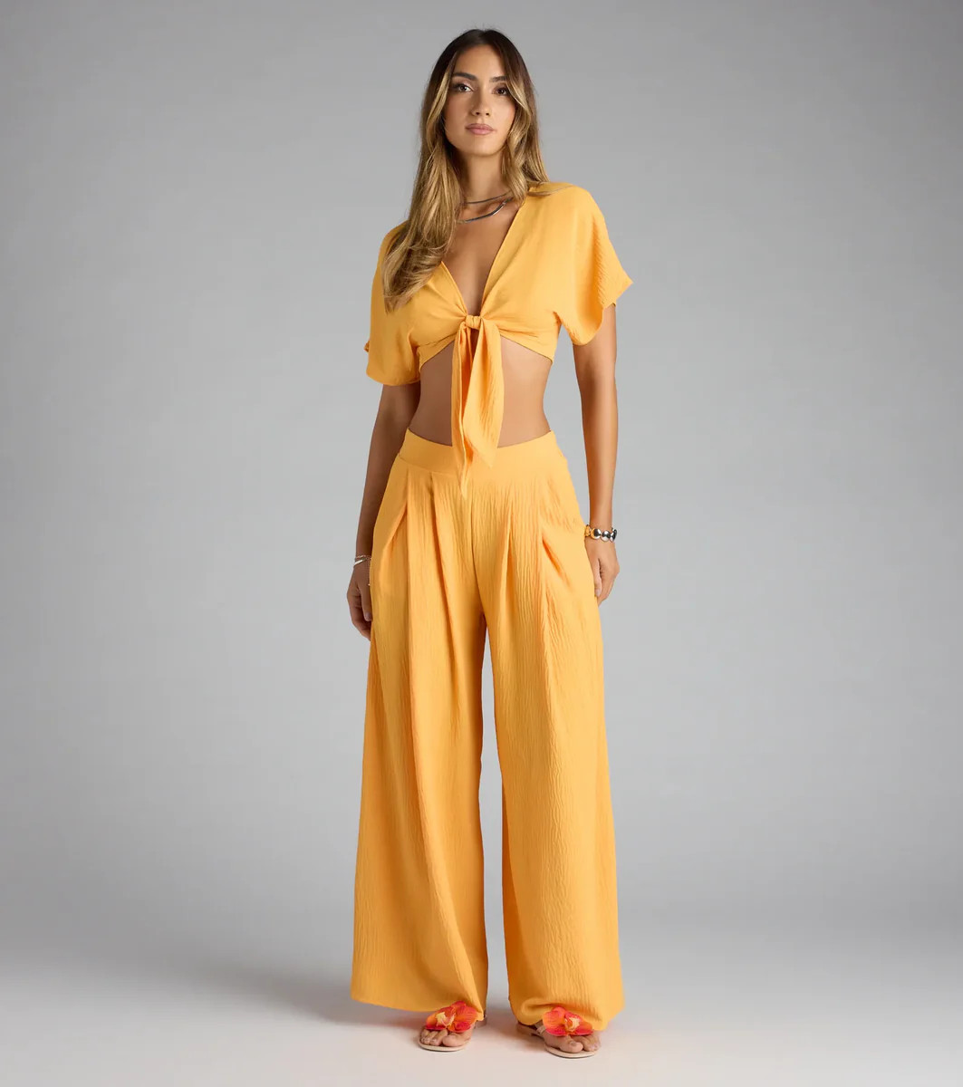 Weekend Vibes Wide-Leg Palazzo Pants | Windsor Stores