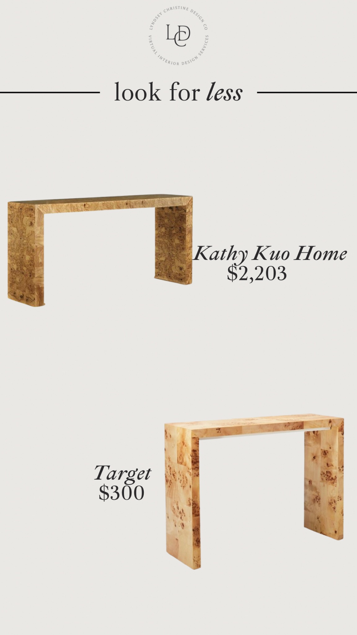 Look for less Consoles

#LTKstyletip #LTKSale #LTKhome