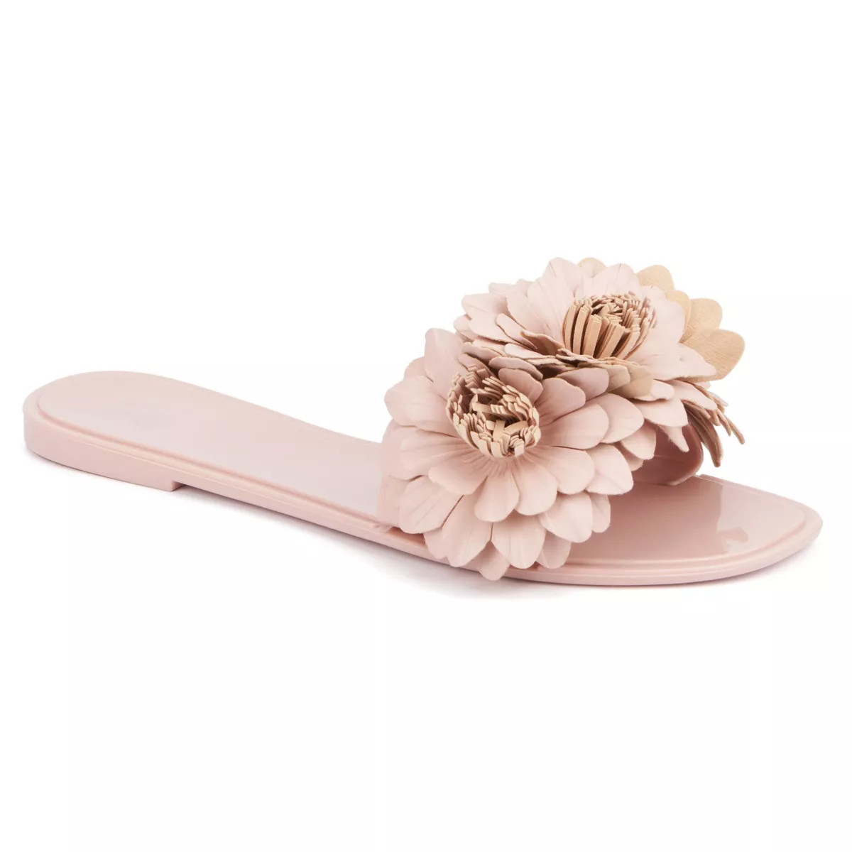 New York & Company Women's Anella Flat Sandal - NUDE, 8 | Target