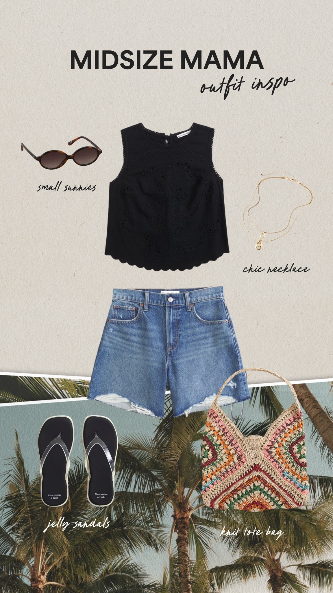 Denim shorts outfit inspo - - - Abercrombie midsize, Midsize spring, Midsize spring haul, Spring Break Finds, Curvy, summer, summer outfits