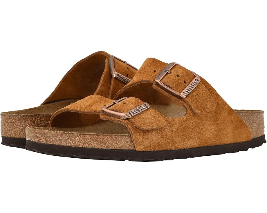 Birkenstock Arizona Soft Footbed  - Suede (Unisex) | Zappos
