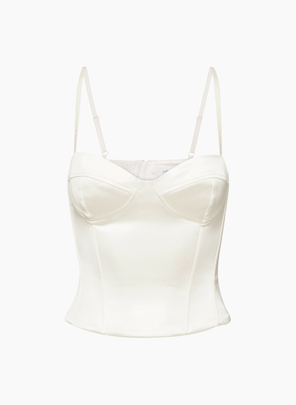 DAZZLE SATIN BUSTIER | Aritzia
