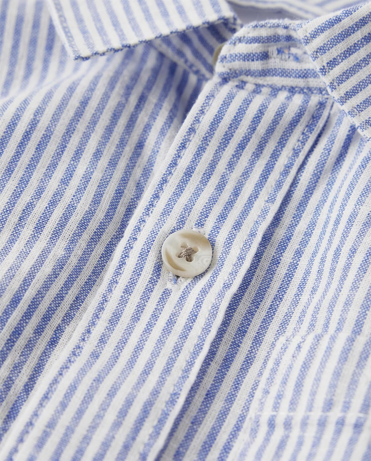 Gymboree Boys' and Toddler Long Sleeve Linen Button Up Shirt | Amazon (US)