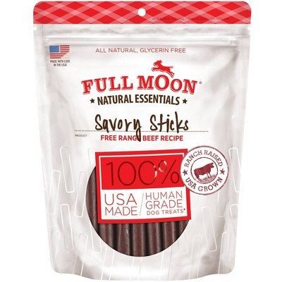 Full Moon Essentials Beef Sticks Jerky Dog Treats - 14oz | Target