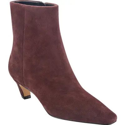 Marc Fisher LTD Danai Kitten Heel Bootie in Dark Red at Nordstrom, Size 8 | Nordstrom