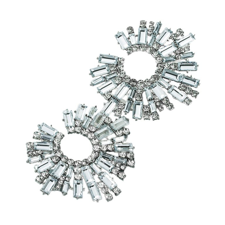 Shenwangzhen 1 Pair Stud Earrings Sunflower-shaped Multicolor Rhinestones Jewelry Vintage Bohemia... | Walmart (US)