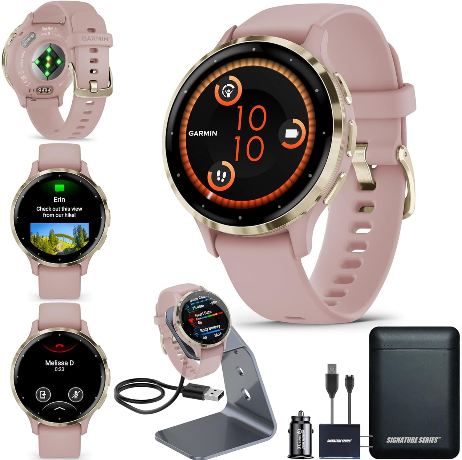 Garmin Venu 3S Running GPS Smartwatch with AMOLED Display, Advanced Health, Fitness Features, Up ... | Amazon (US)