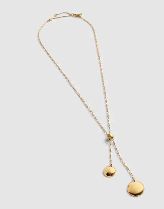 Disc Lariat Necklace | Madewell