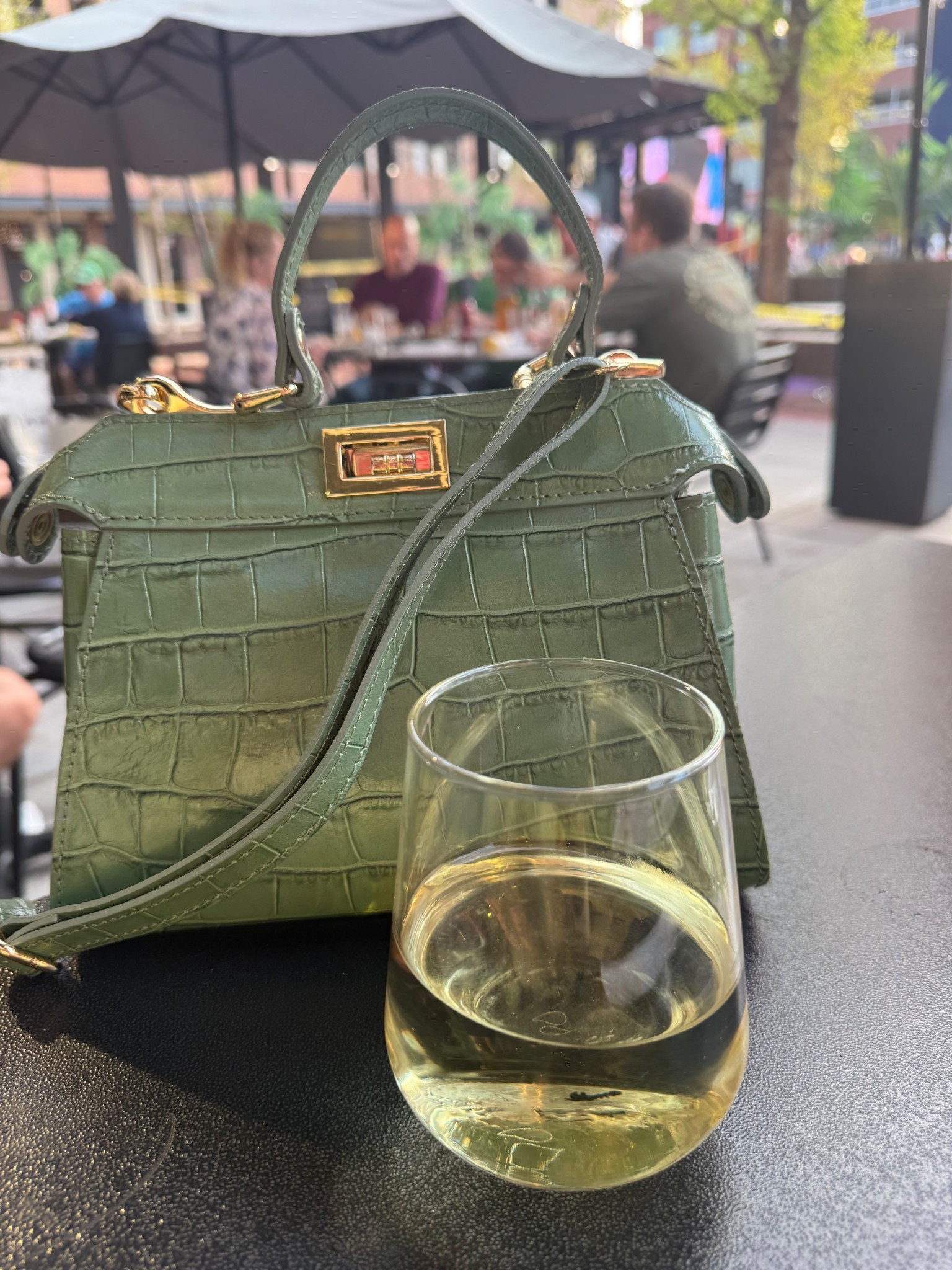 Leaning into all things green right now 💚🐊🐢🐍🦎

This croc bag is one of my very favorite handbag brands. Handle or crossbody options. 

#LTKootd #LTKdayinmylife