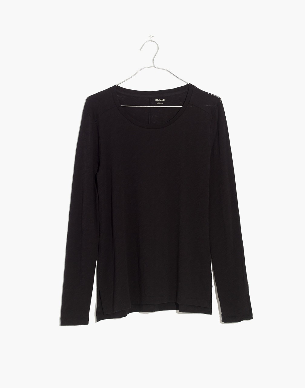 Whisper Cotton Long-Sleeve Crewneck Tee | Madewell