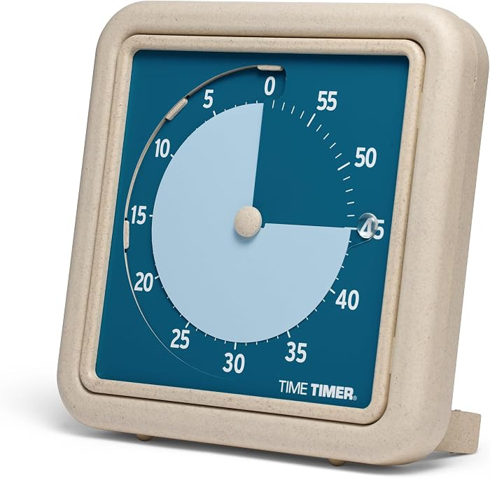 Time Timer\u00ae Retro 8 inch Eco Edition Visual Timer - 60 Minute Desk Countdown Clock Made with... | Amazon (US)