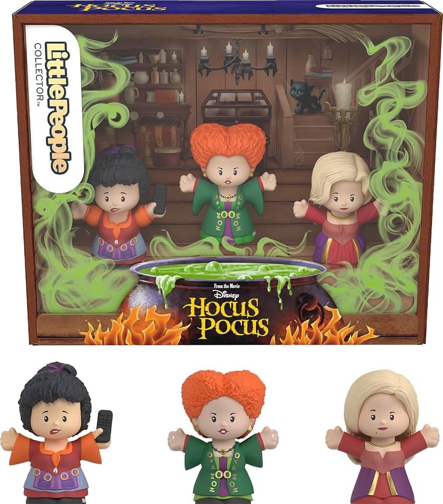 Fisher-Price Little People Collector Disney Hocus Pocus Figure Set with Winifred Sarah and Mary S... | Amazon (US)