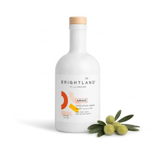 Brightland Awake Extra Virgin Olive Oil, California olive oil host gift under $40
