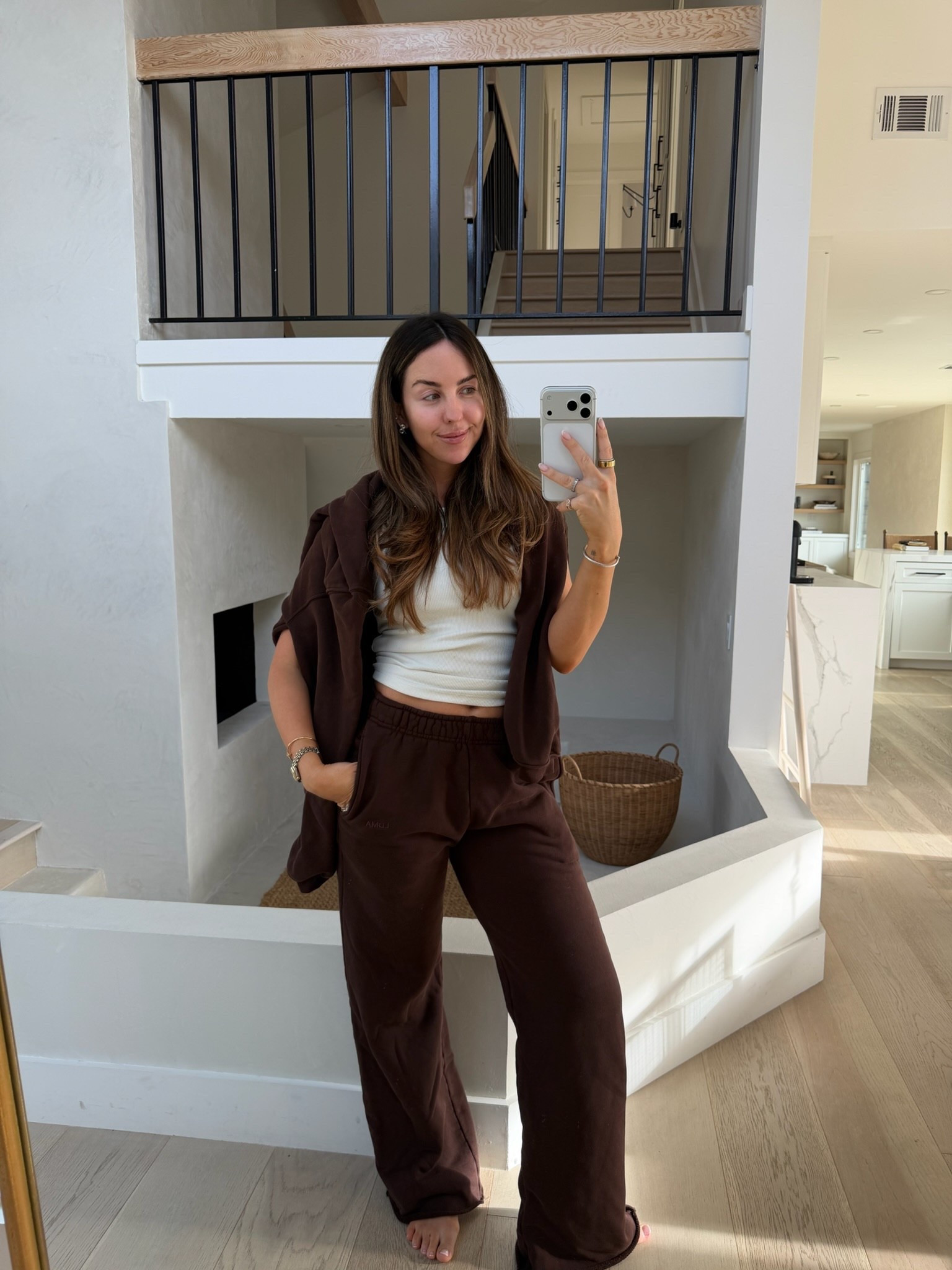 Can’t get enough of this lounge set! So cozy! 

#LTKgrwm #LTKootd #LTKSeasonal