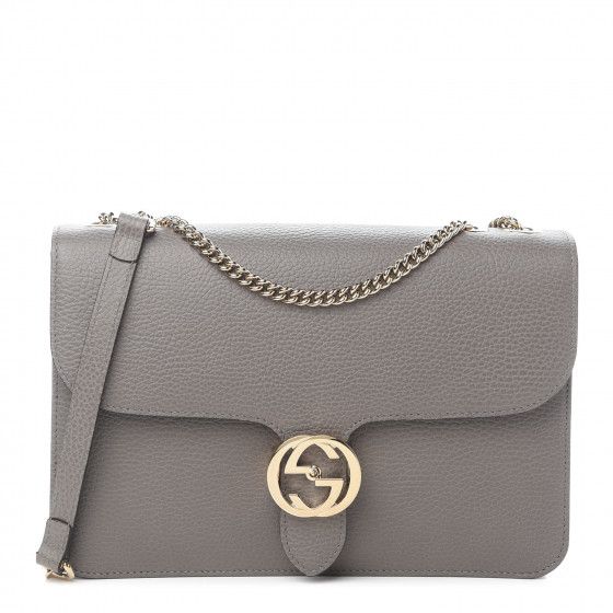 GUCCI

Dollar Calfskin Interlocking G Shoulder Bag Grey | Fashionphile