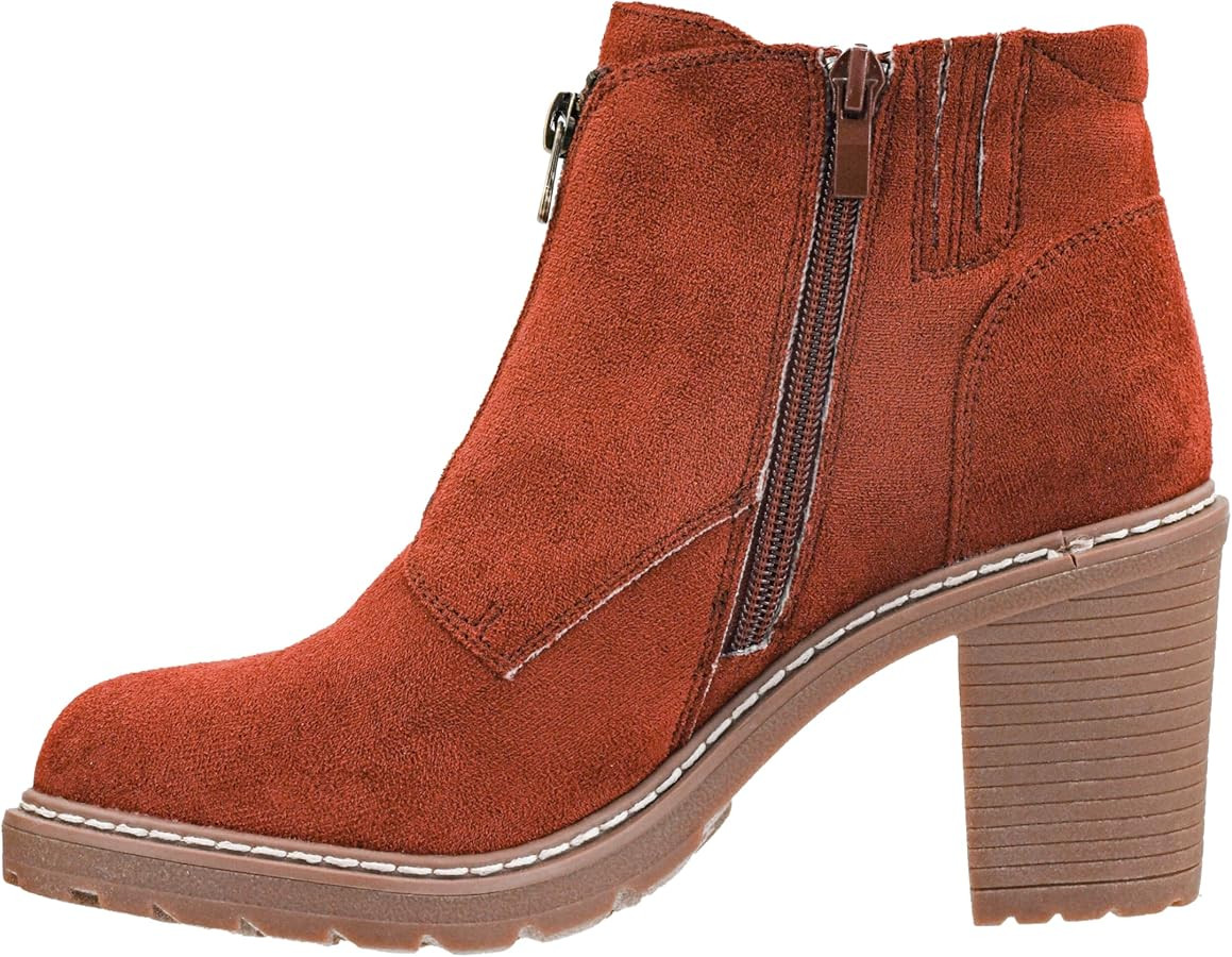 Corkys Footwear Womens Graham Cracker 3-Inch Heeled Bootie, Featuring a Functional Side Zipper an... | Amazon (US)