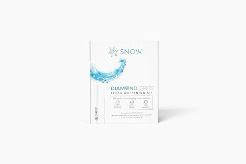 SNOW Diamond Wired Whitening Kit - Sensitive Teeth Whitening Kit - Whitens & Repairs Teeth - 6 Months of Whitening Treatment - Gentle & Enamel Safe - Blue | Amazon (US)