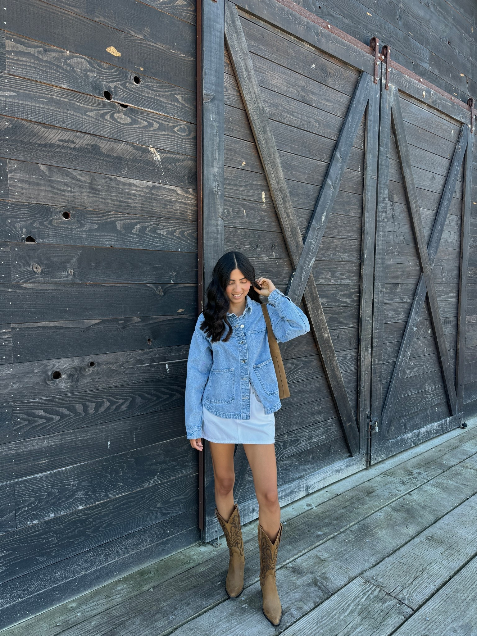 denim skirt, cowgirl boots, denim top, summer outfits, outfit ideas, white skirt, mini skirt

#LTKStyleTip