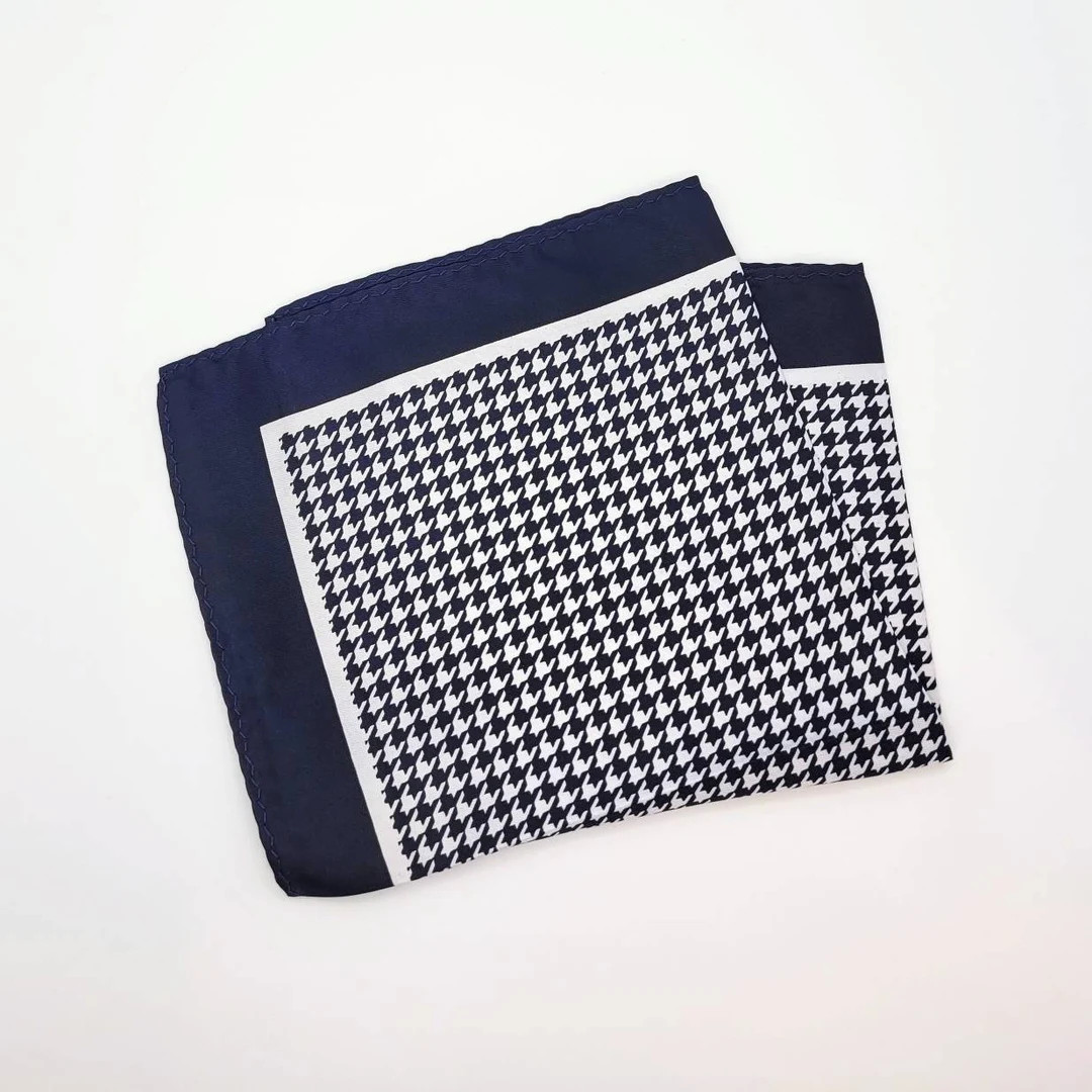 Houndstooth Pocket Square | Etsy (US)