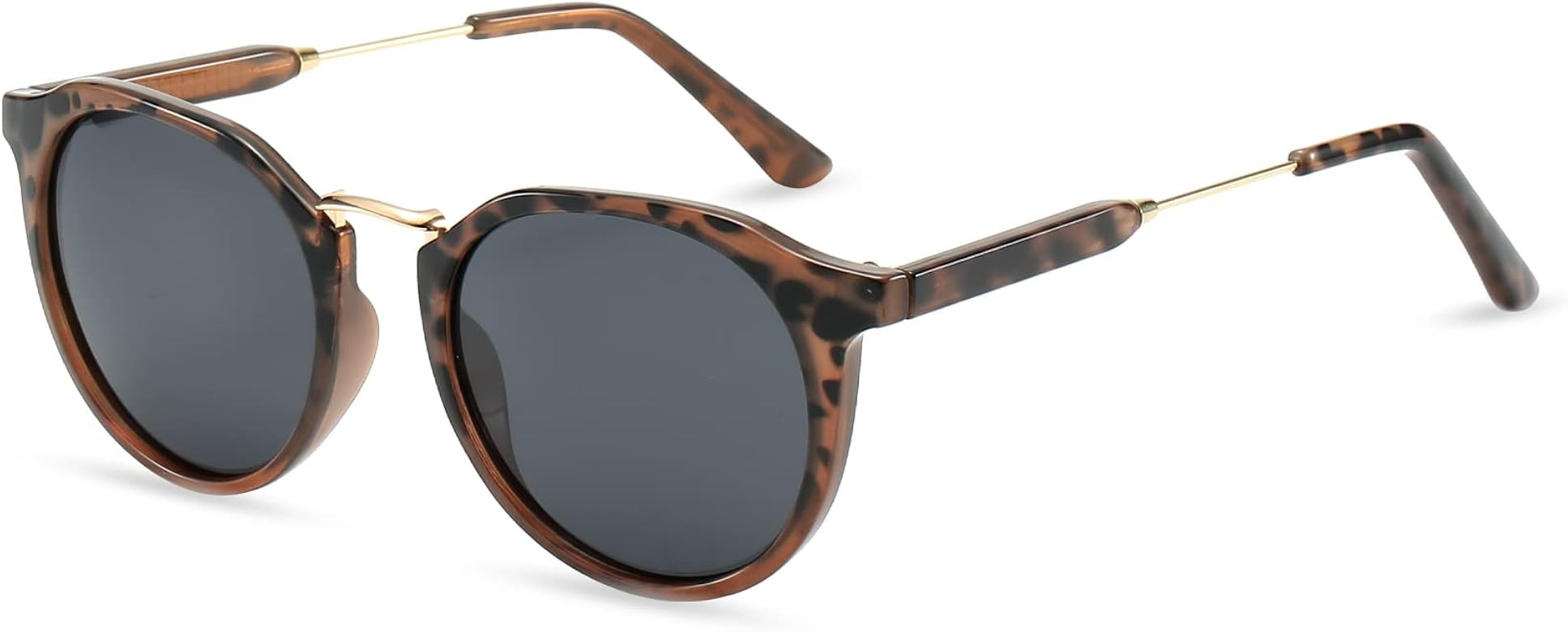 ZENOTTIC Polarized Sunglasses Vintage Classic Round Retro Sunglasses UV400 Metal Frame For Men Wo... | Amazon (US)