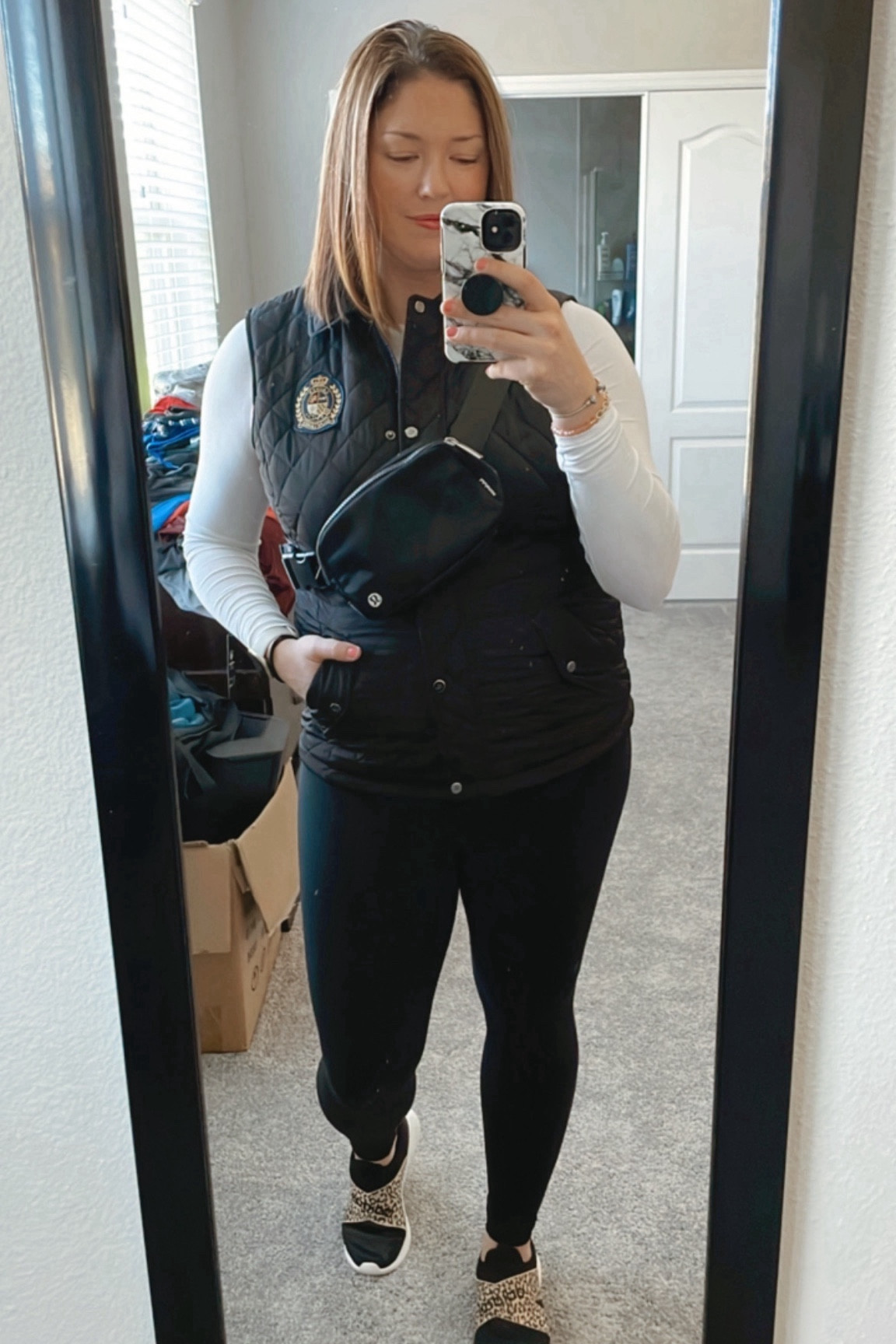 Today’s “mom look” for a kid’s bday party. Comfortable and easy to than running kids. Wearing a large in everything  

#LTKmidsize #LTKstyletip #LTKbeauty