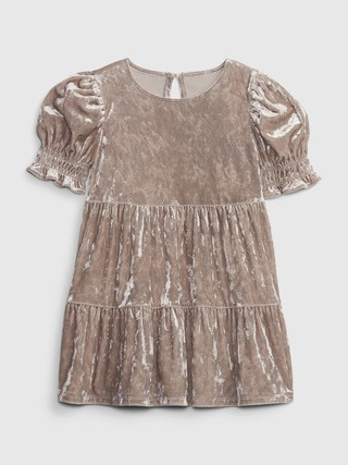 Toddler Tiered Velvet Dress | Gap (US)