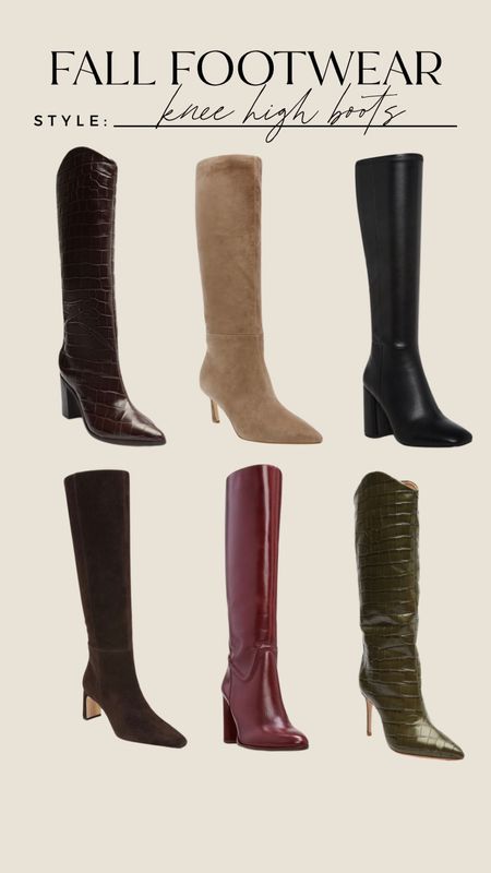 Knee high boots for fall 